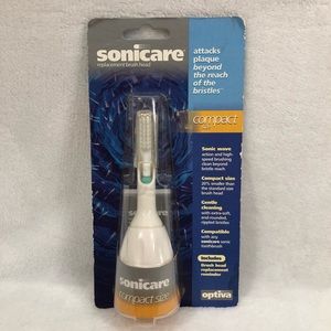 Sonicare Compact Size Replacement Tooth Brush Head Model CH-1 By Optiva NEW.
